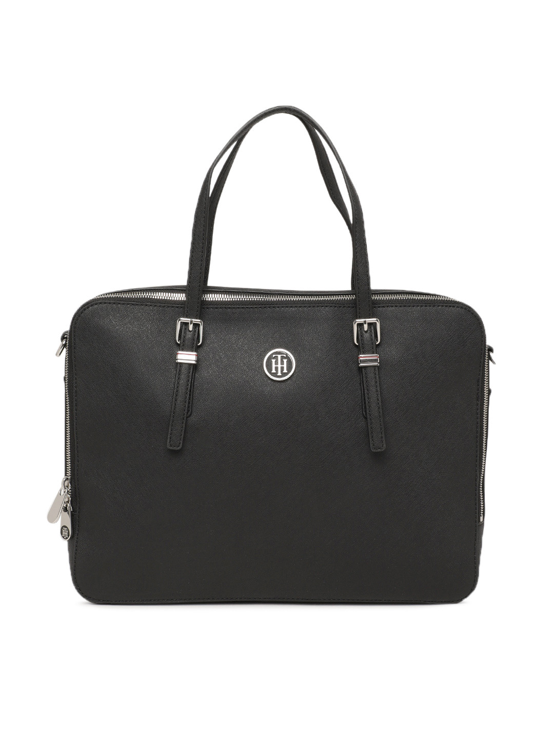 Buy Tommy Hilfiger Women Black Solid Laptop Bag Laptop Bag for Women