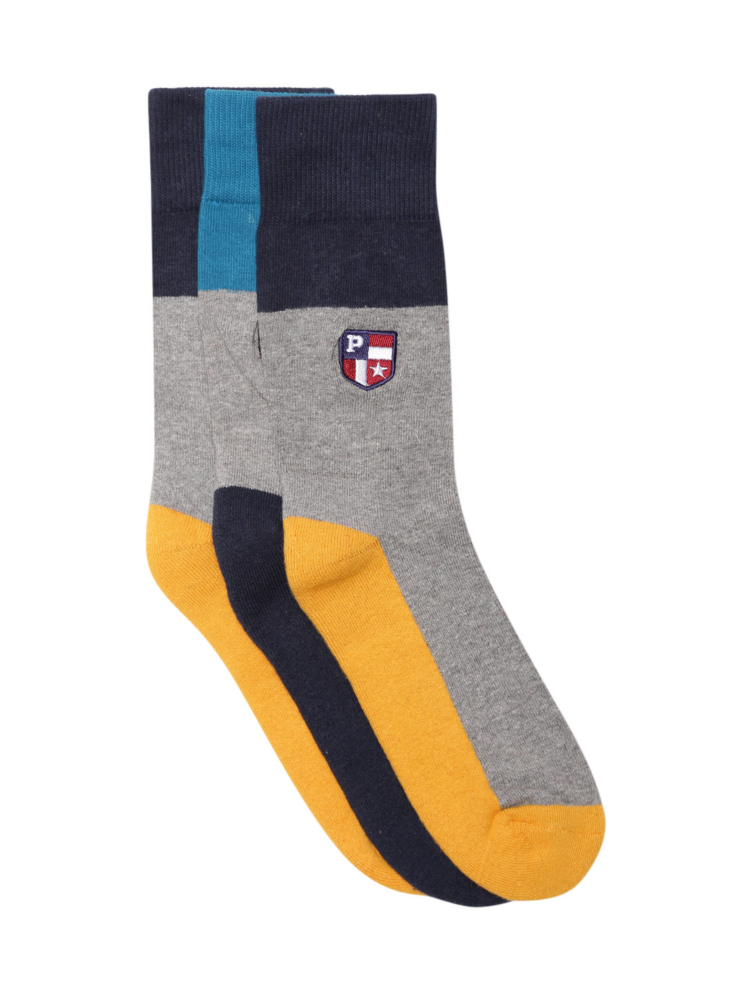 Buy U.S. Polo Assn. Men Set Of 3 Above Ankle Length Assorted Socks