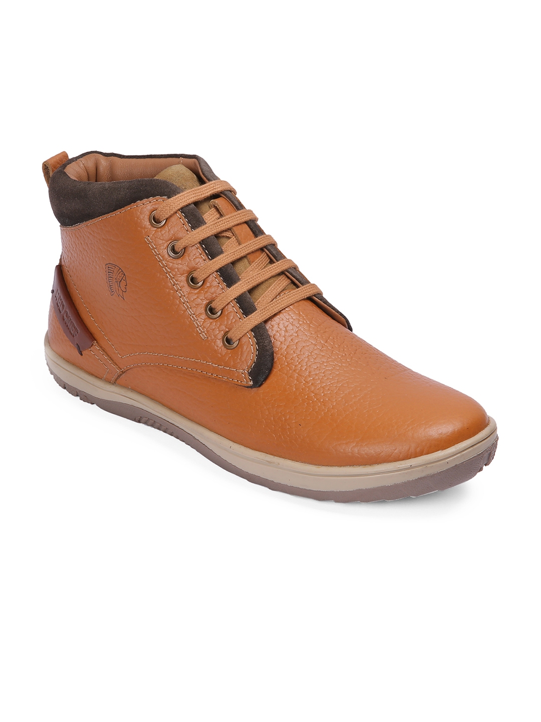 red chief men's leather casual shoes