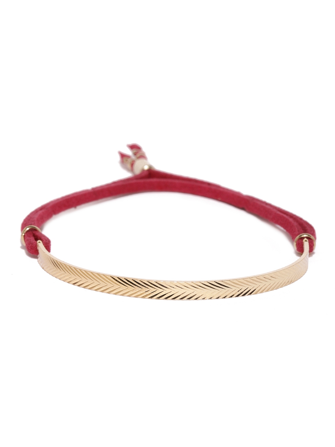 Buy Accessorize Gold Toned & Red Bracelet - Bracelet for Women 7240933 ...