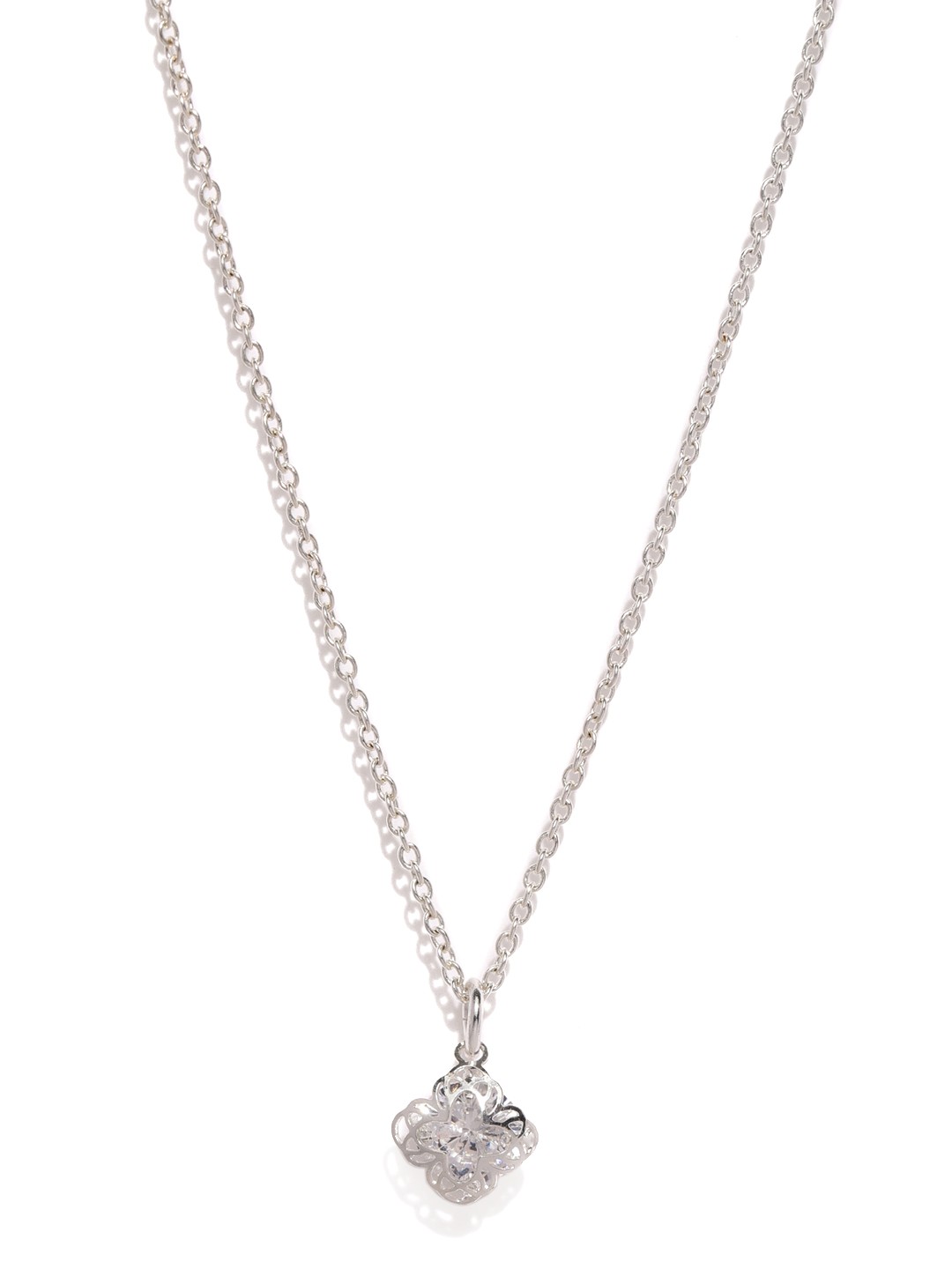 Buy Accessorize Silver Toned Pendant With Chain - Pendant for Women 7241525 | Myntra