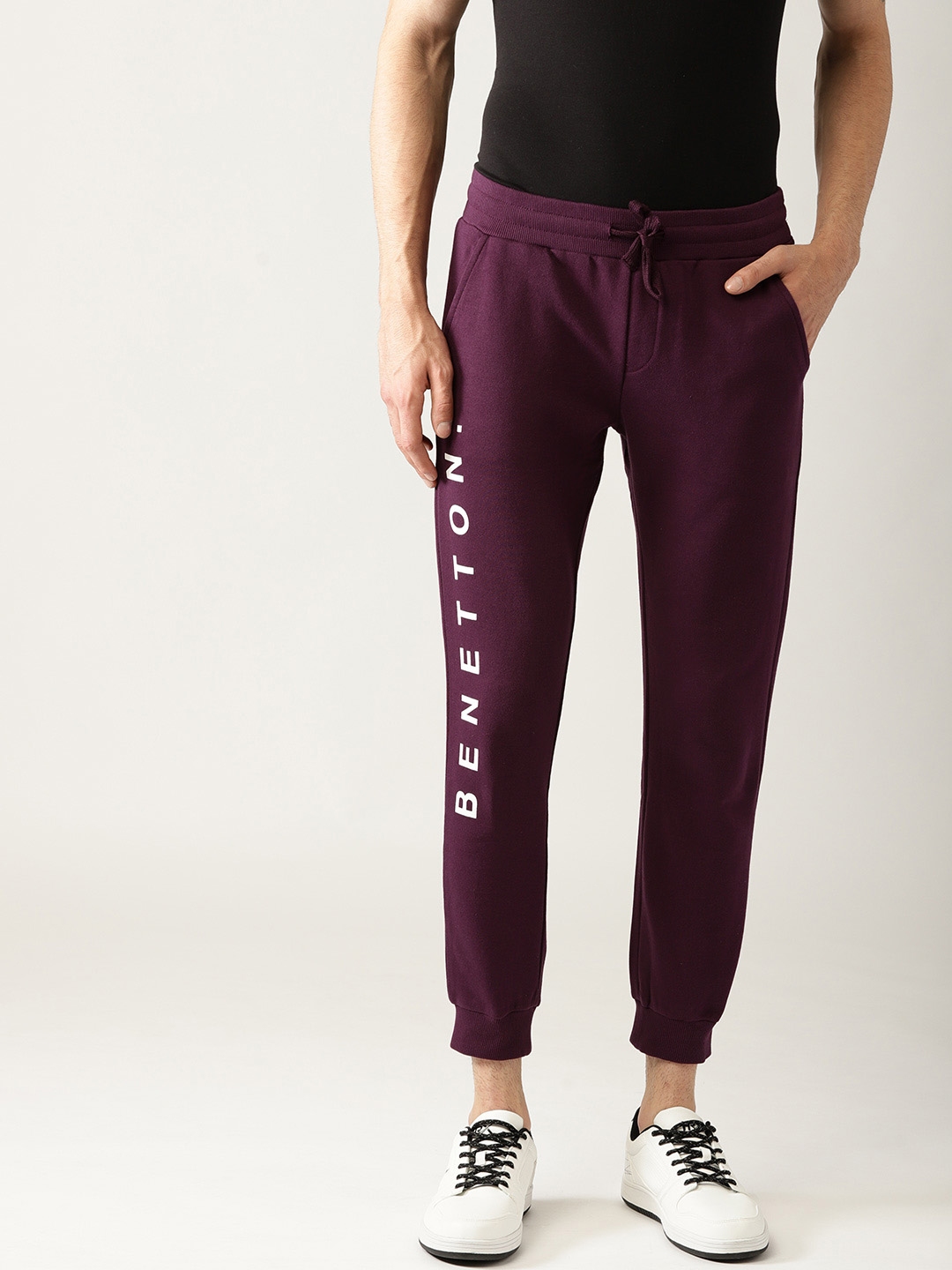 benetton track pants