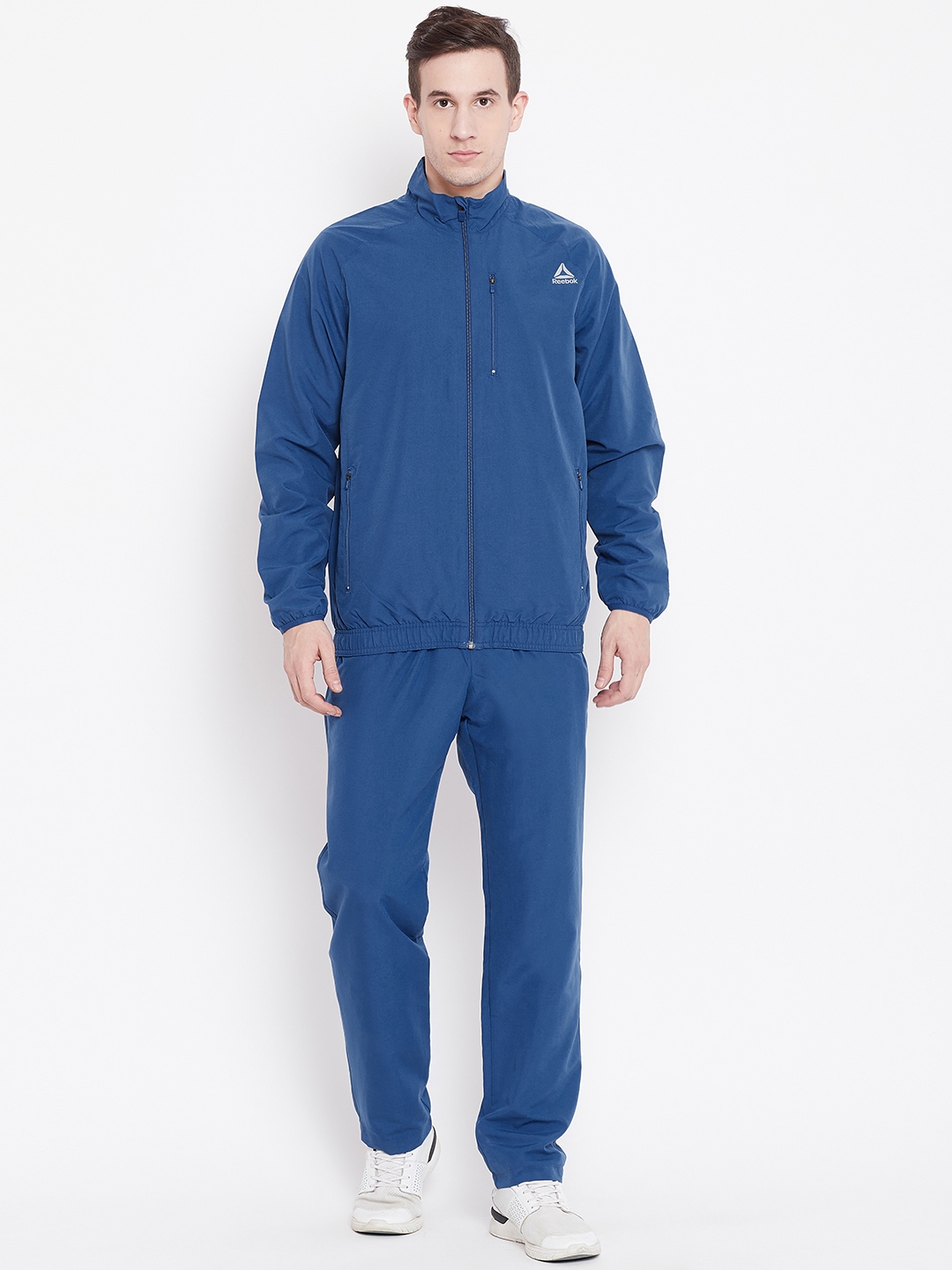 reebok tracksuit blue