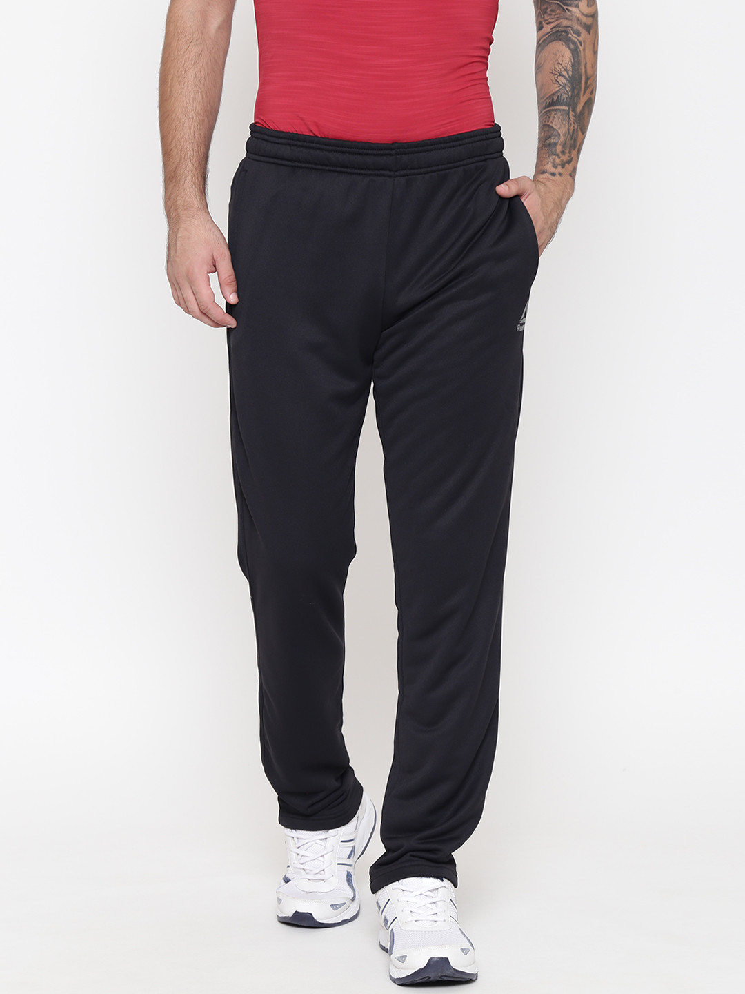 Buy Reebok Men Black Solid Core Training Track Pants Track Pants for Men 7244517 Myntra