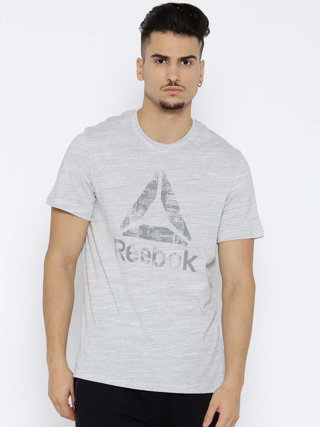 Download Buy Reebok Men Grey Melange EL Marble Group Training T ...