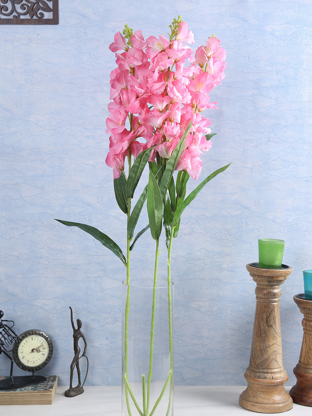 Buy Fourwalls Set Of 4 Pink Artificial Jasmine Flower Stems