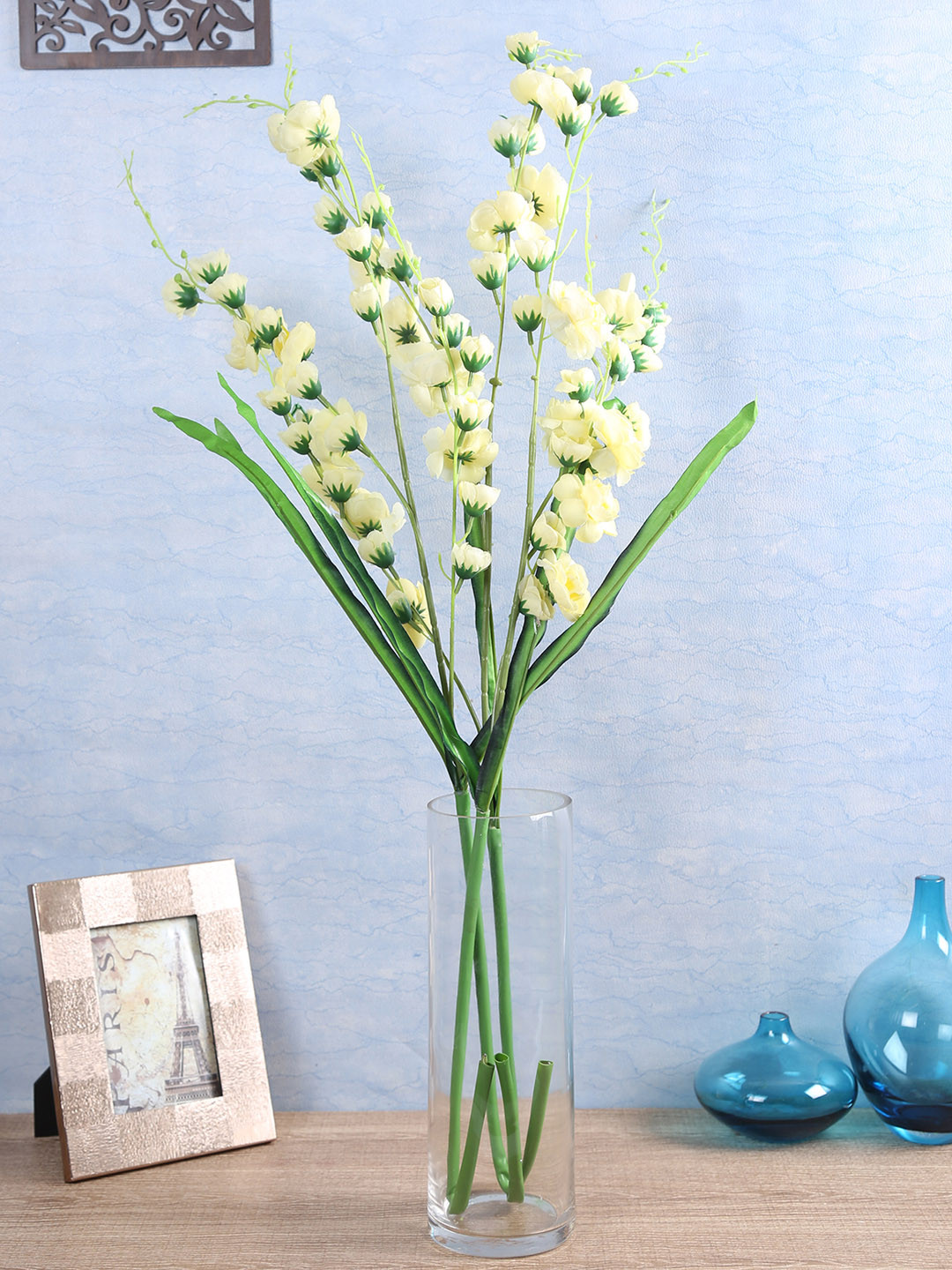 Buy Fourwalls Set Of 3 Artificial Lotus Flower Stems Artificial