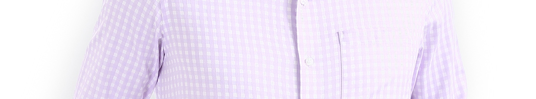Buy Arrow Men Purple Slim Fit Checked Formal Shirt - Shirts for Men ...