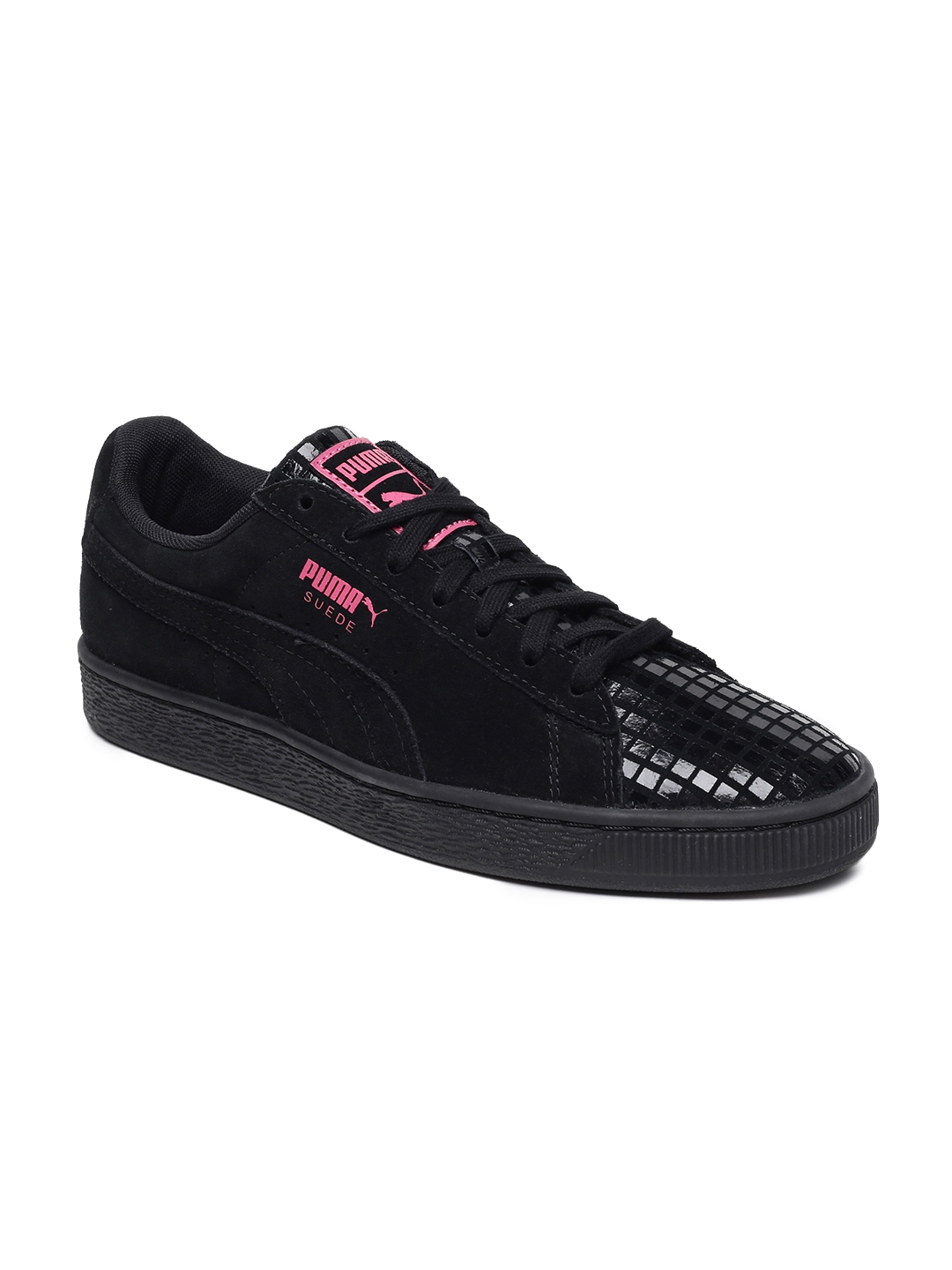 puma sneakers suede black