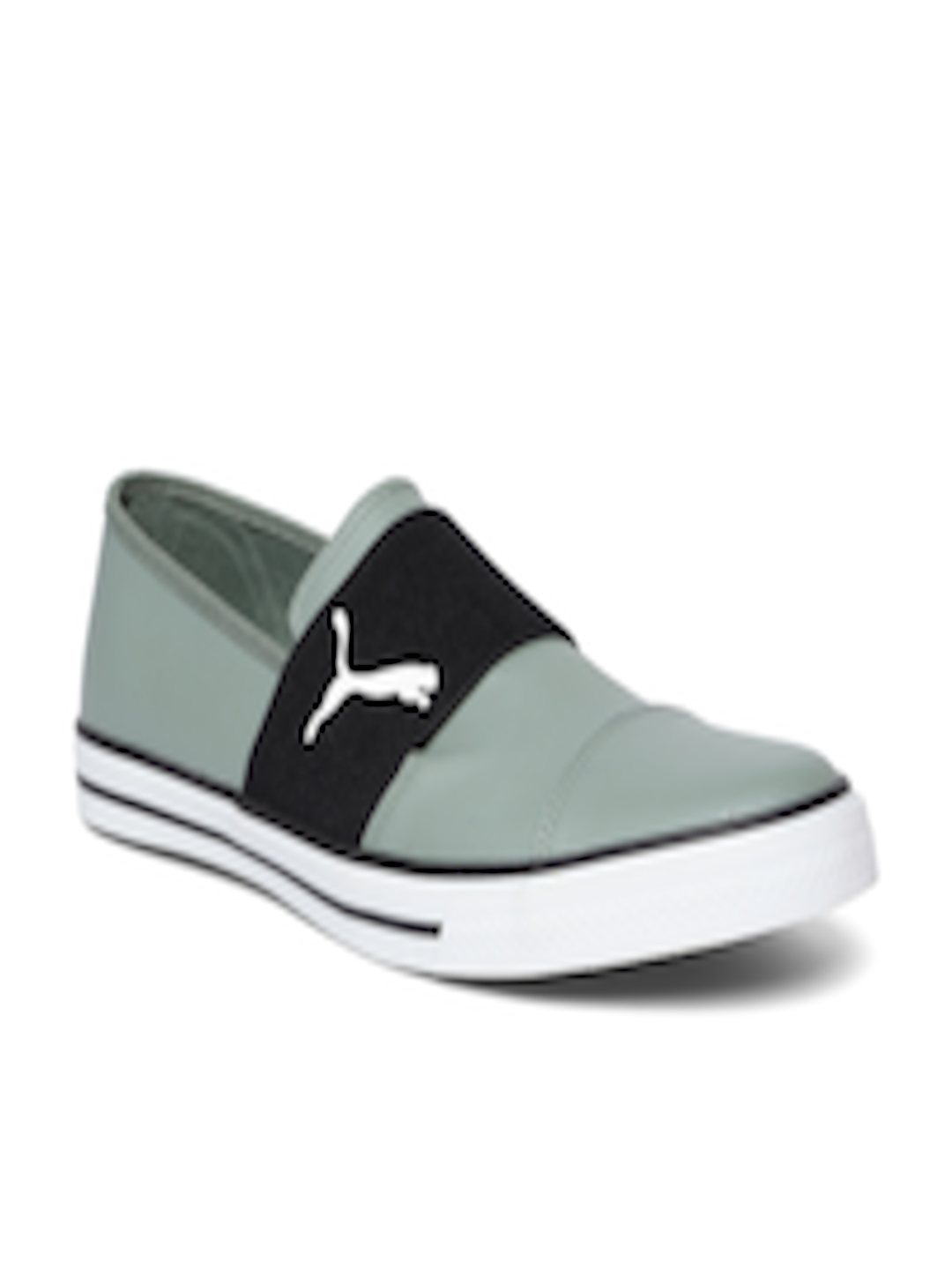 Buy Puma Men Green Alpha Slip On SL IDP Sneakers - Casual Shoes for Men ...