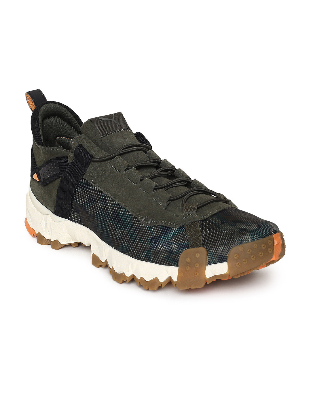 puma olive green shoes