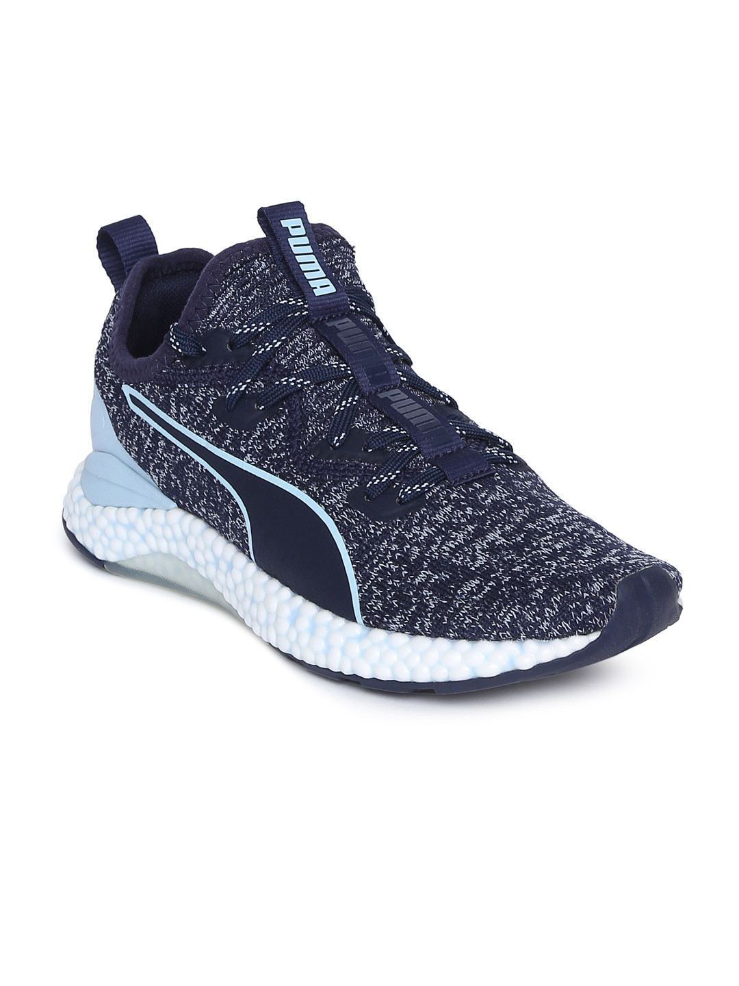 puma navy blue running shoes