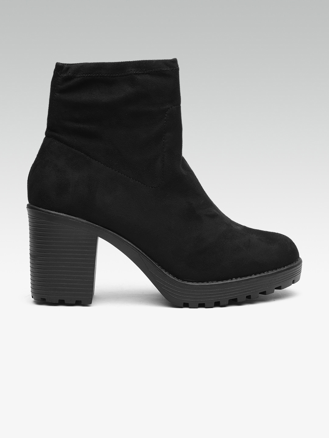 Buy DOROTHY PERKINS Women Black Solid Heeled Boots Boots for Women