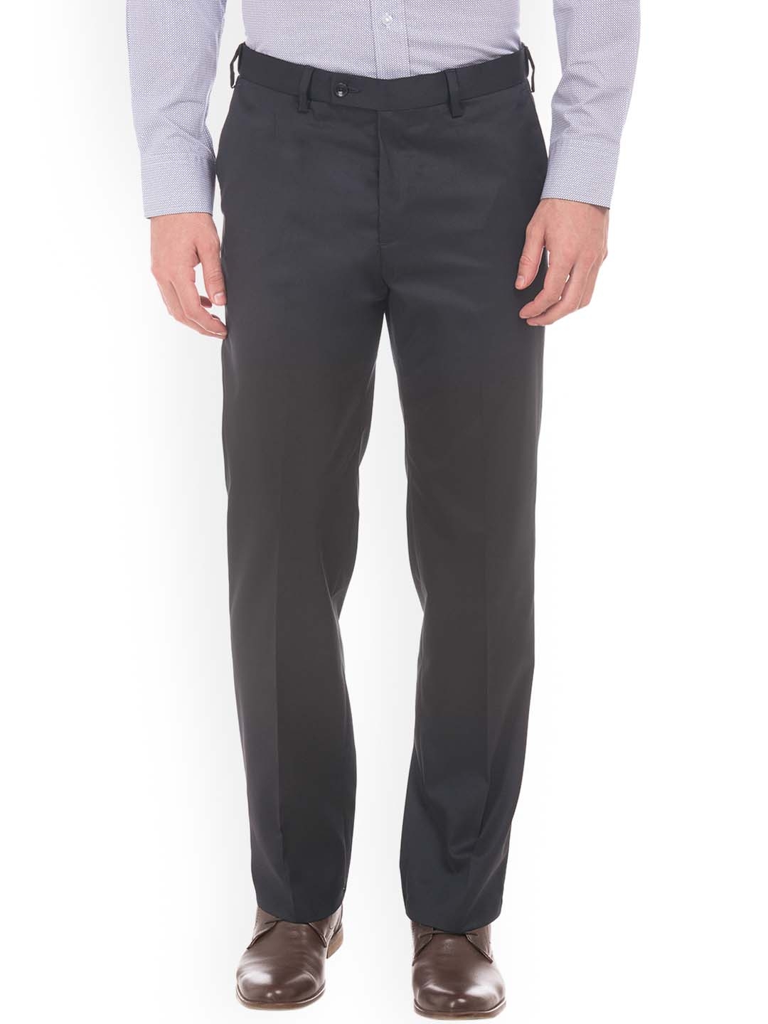blue formal trousers