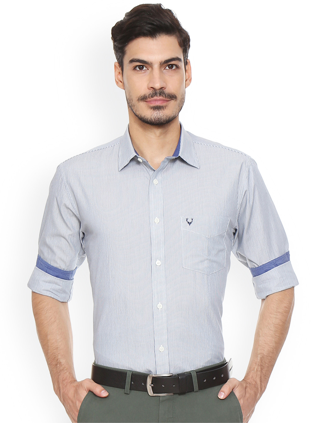 allen solly striped shirts