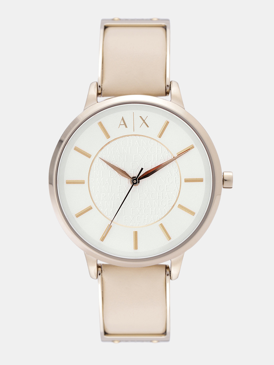 Buy Armani Exchange Women Silver Toned Analogue Watch AX5301_OR1 ...