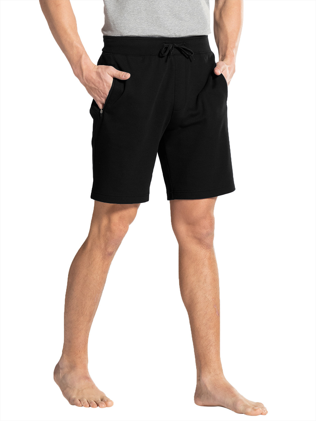 Buy Jockey Men Black Solid Regular Fit Lounge Shorts AM14 0103 Lounge Shorts for Men 7276673