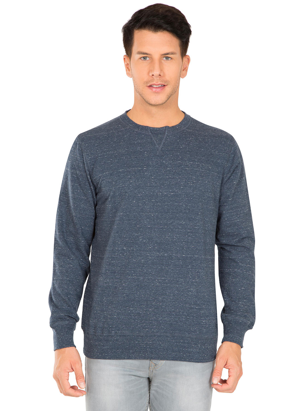 Buy Jockey Men Navy Blue Solid Sweatshirt Sweatshirts for Men 7276684