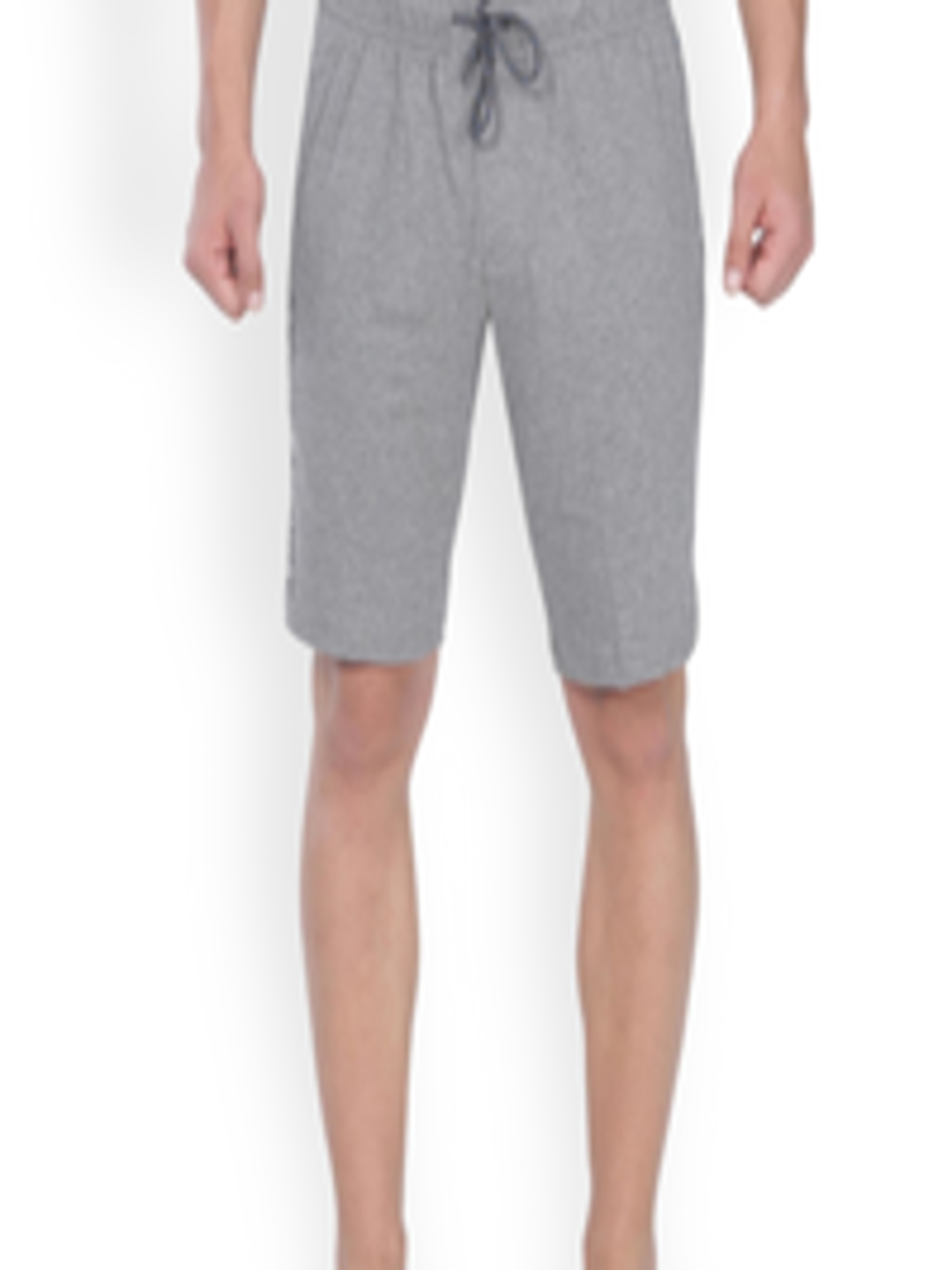 Buy Jockey Men Grey Straight Fit Solid Lounge Shorts AM12 0103 - Lounge ...