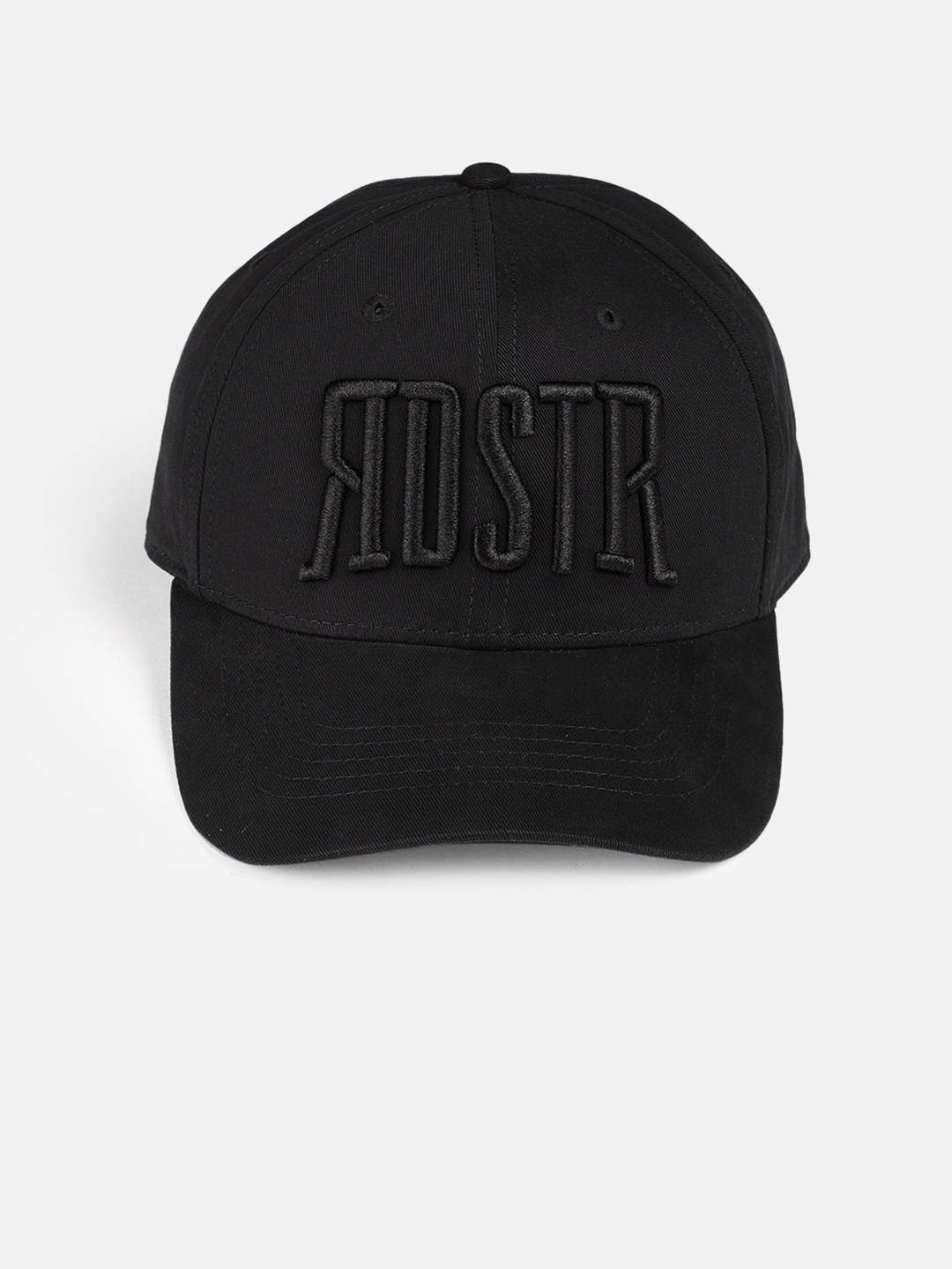 Buy Roadster Unisex Black Embroidered Baseball Cap Caps for Unisex
