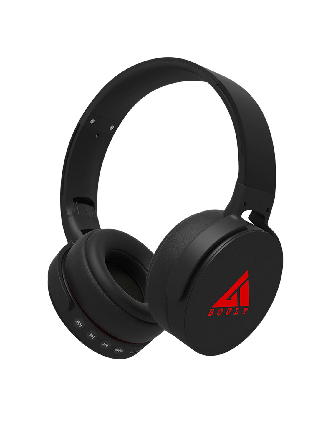 Buy Boult Unisex Black Q Wireless Xtra Bass Over Ear Headphones With