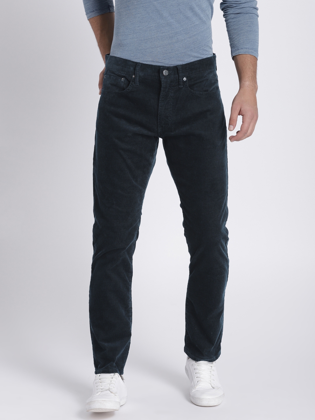 slim fit cords with gapflex