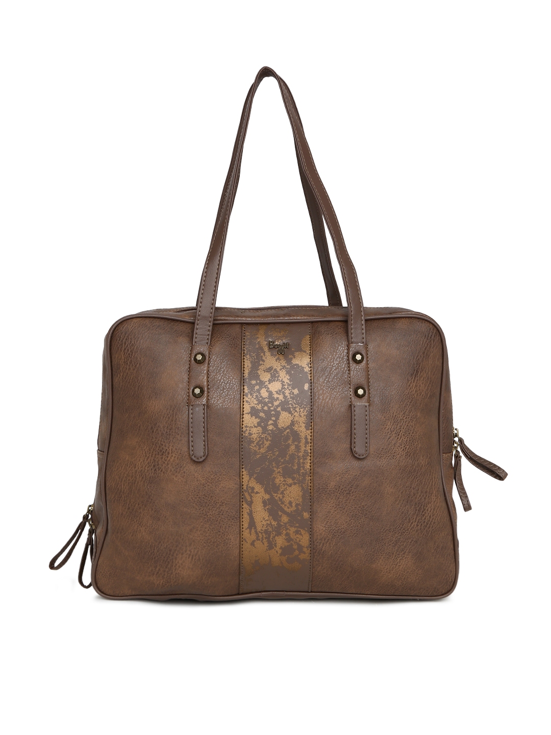 Buy Baggit Women Brown Textured Laptop Bag Laptop Bag for Women