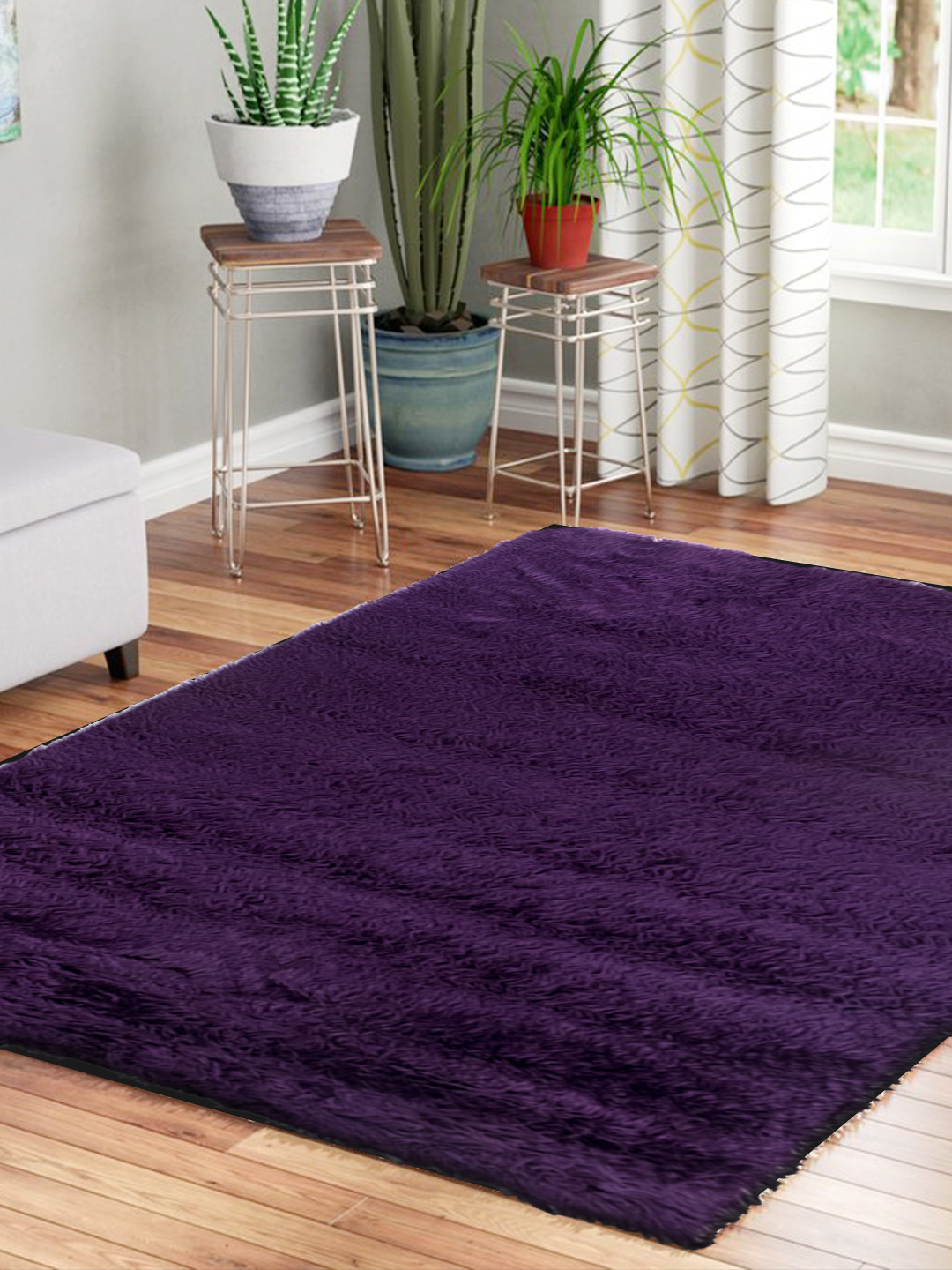 Buy OBSESSIONS Purple Solid Carpet Carpets for Unisex 7291956 Myntra