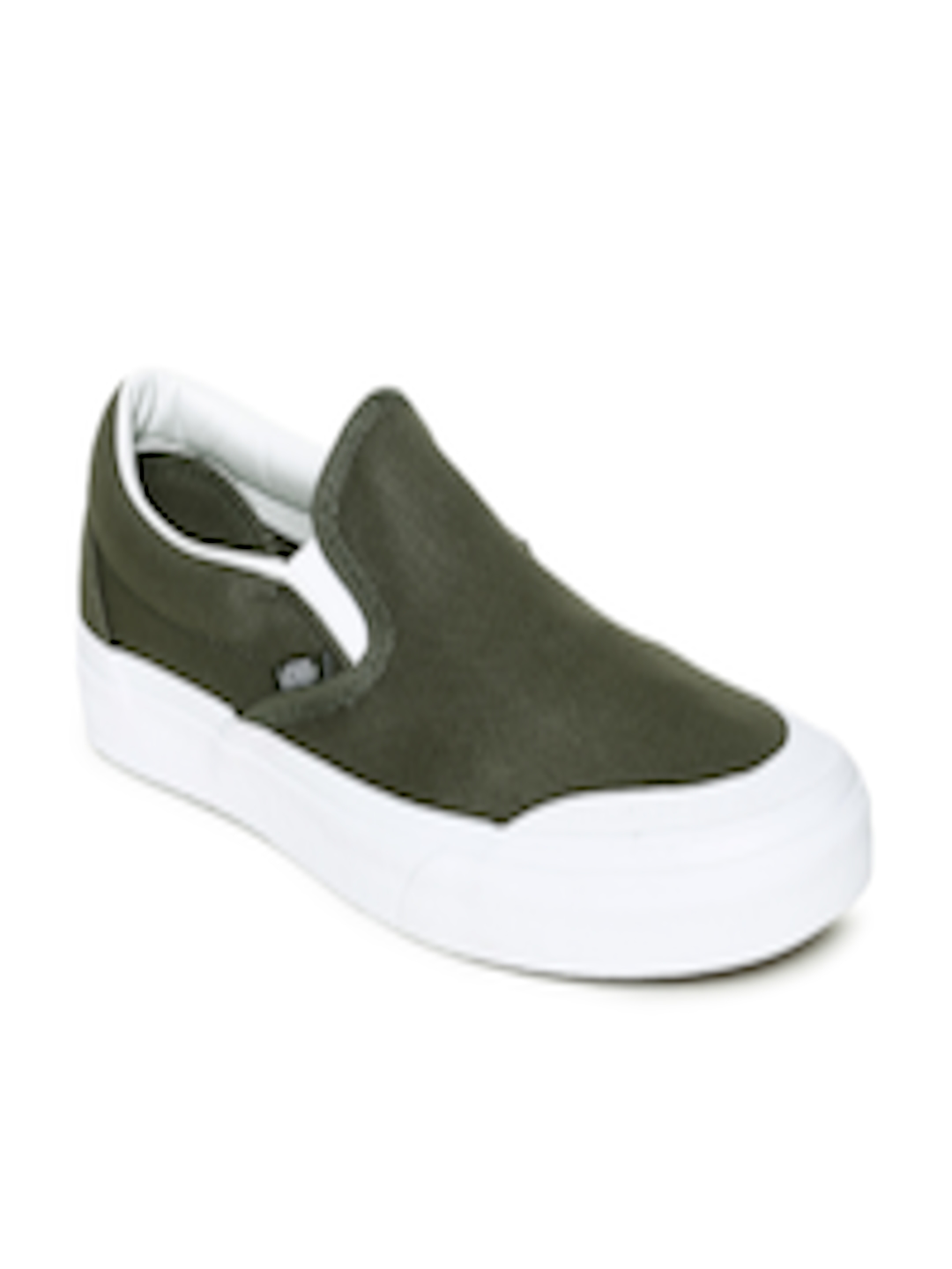 Buy Vans Unisex Green Slip On Sneakers - Casual Shoes for Unisex ...