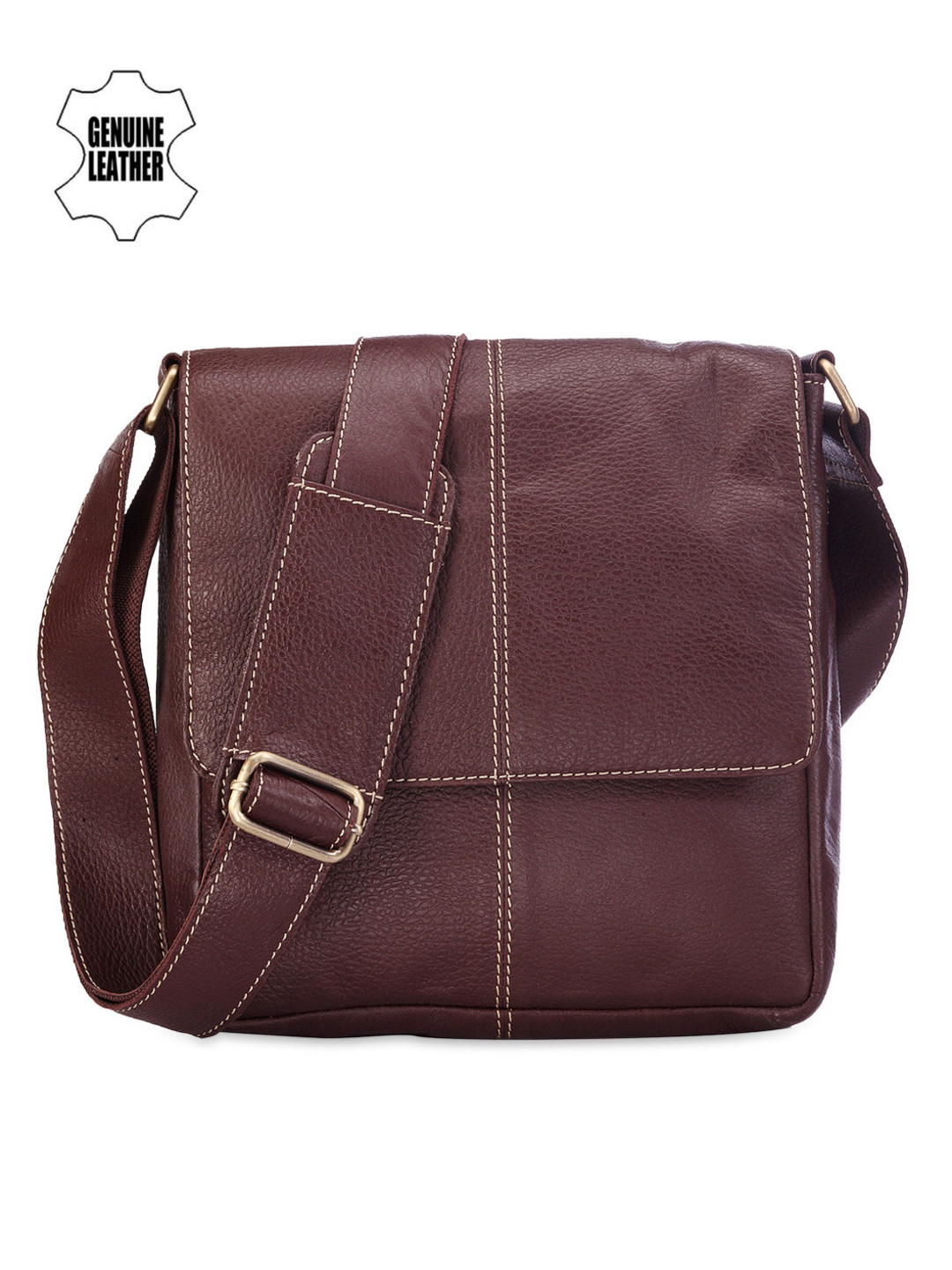 Buy Teakwood Leathers Men Brown Messenger Bag Messenger Bag for Men