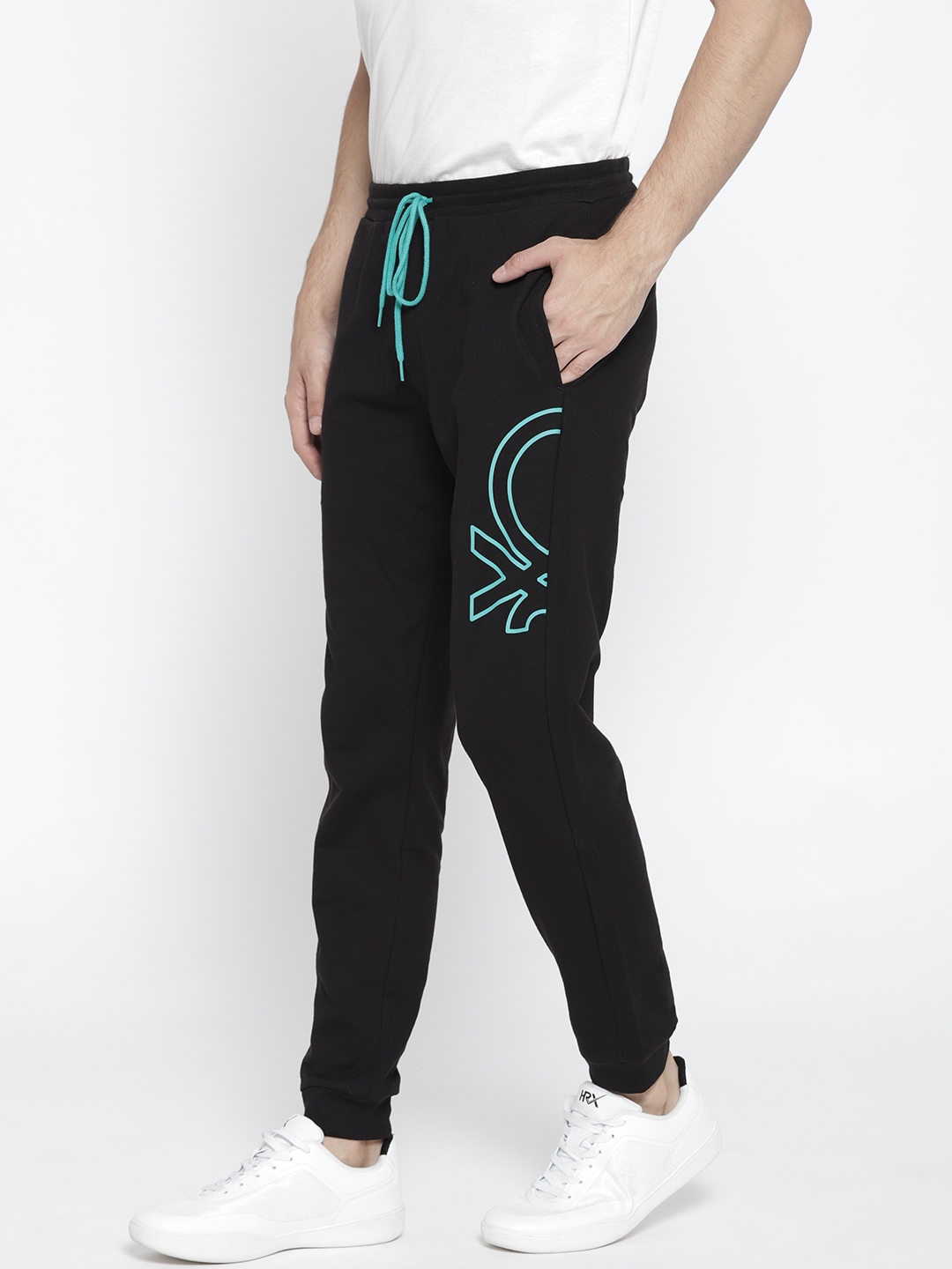 benetton track pants