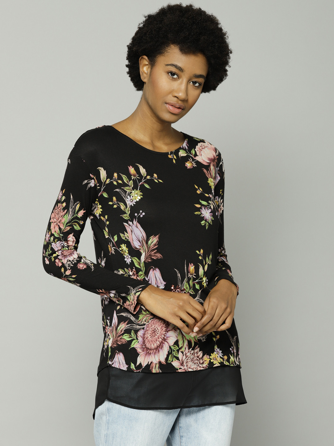 Buy Marks & Spencer Women Black Embellished Top Tops for Women