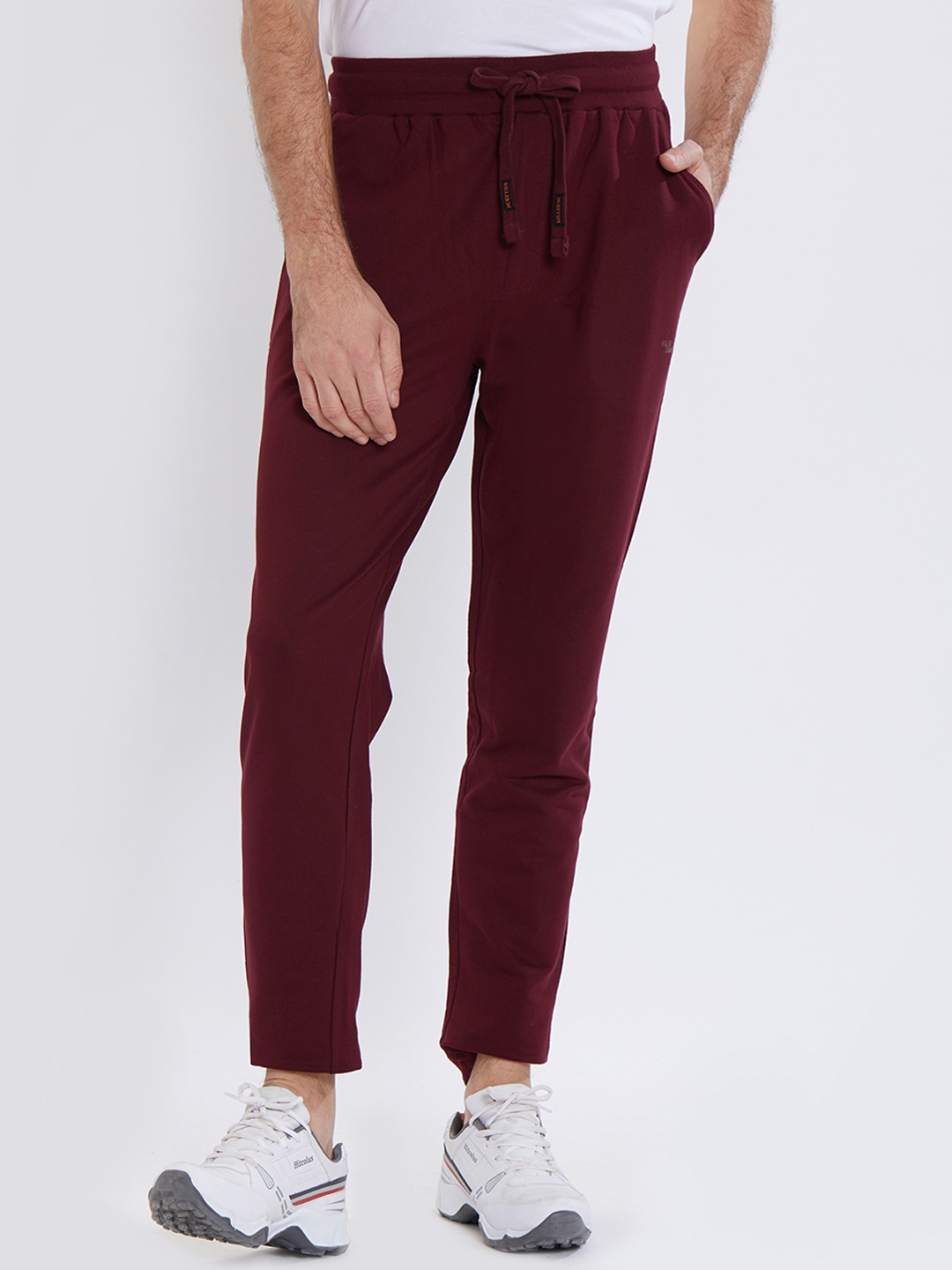 mens maroon track pants