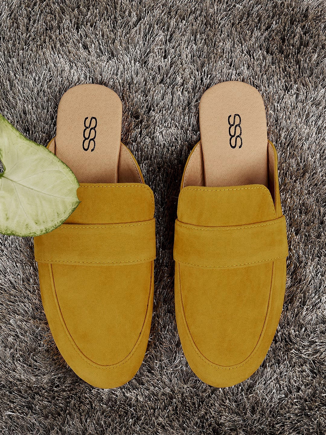 womens mustard yellow flats