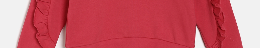 Buy Marks & Spencer Girls Pink Solid Sweatshirt - Sweatshirts for Girls ...