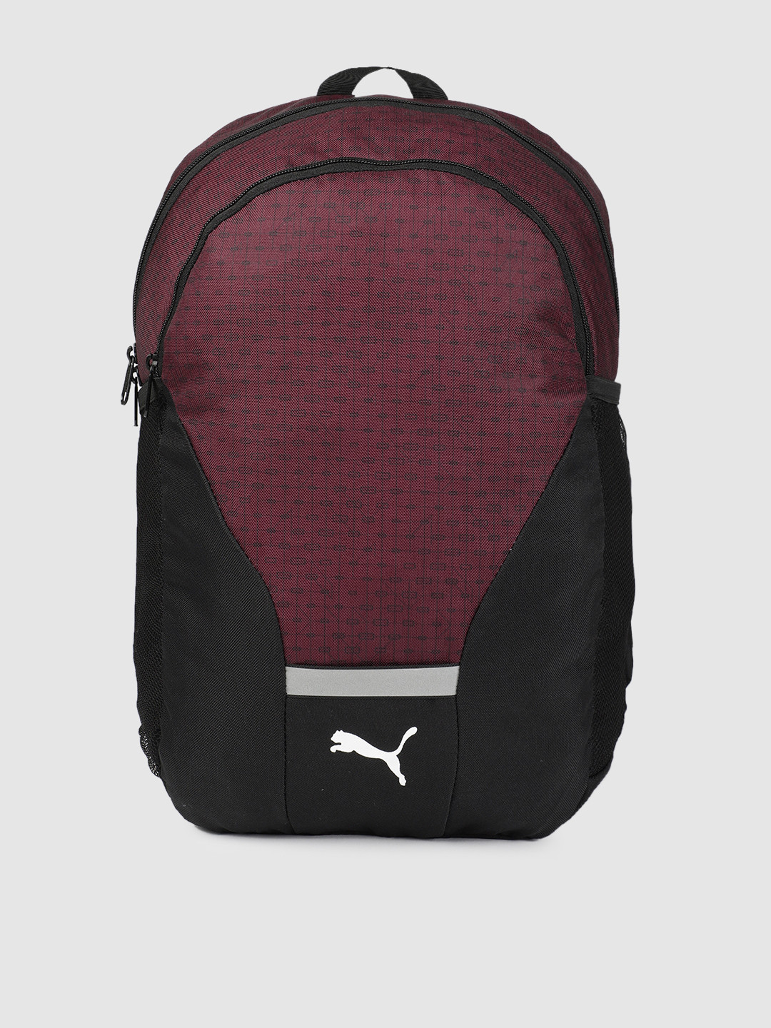 Buy Puma Unisex Purple & Black Beta Colourblocked Backpack Backpacks