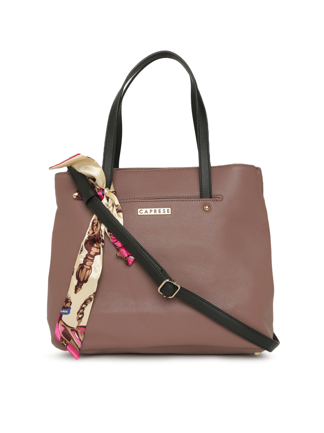 Buy Caprese Taupe Solid Handheld Bag Handbags for Women 7340087 Myntra