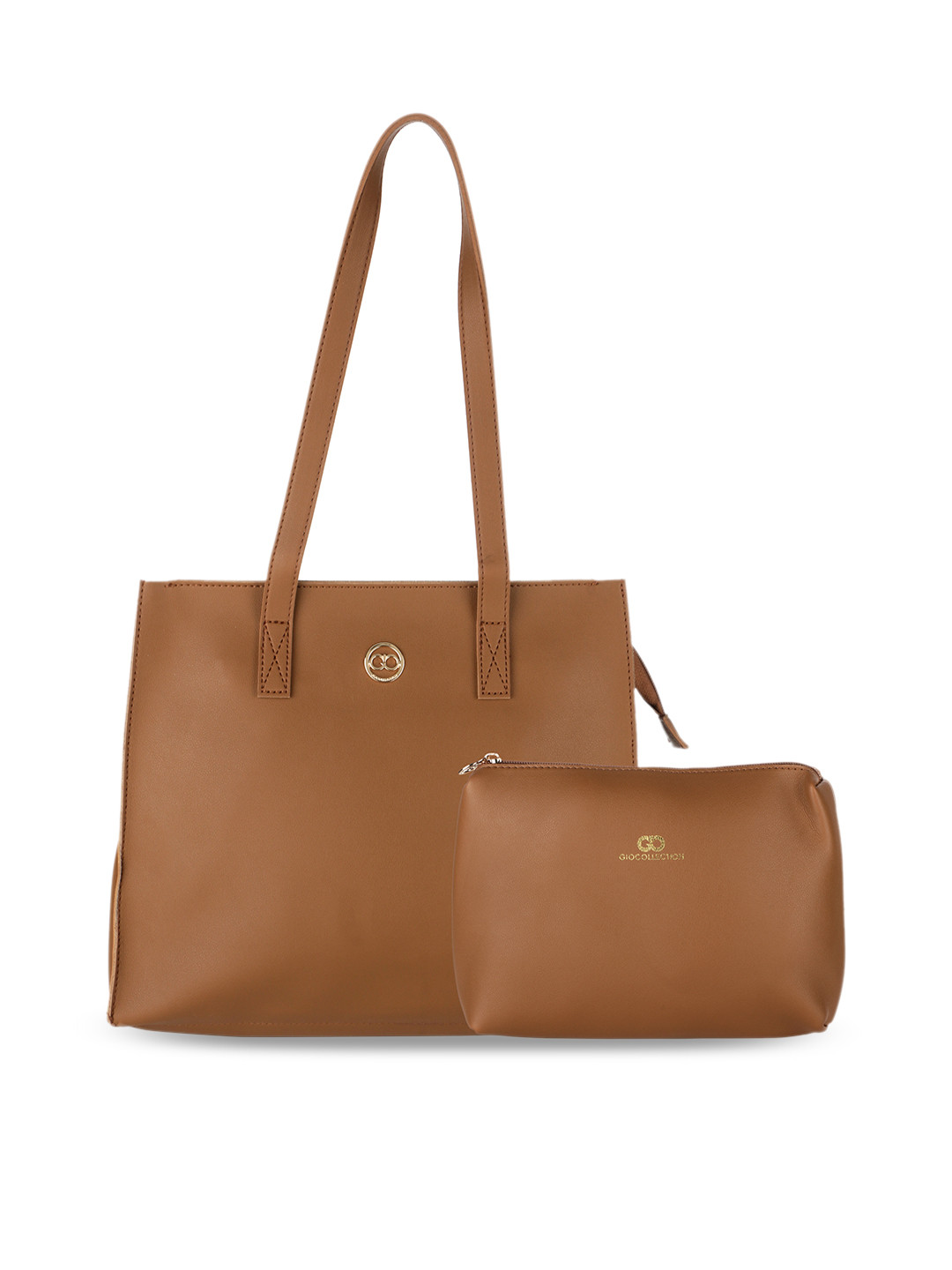 Buy GIO COLLECTION Tan Solid Shoulder Bag - Handbags for Women 7340745 ...