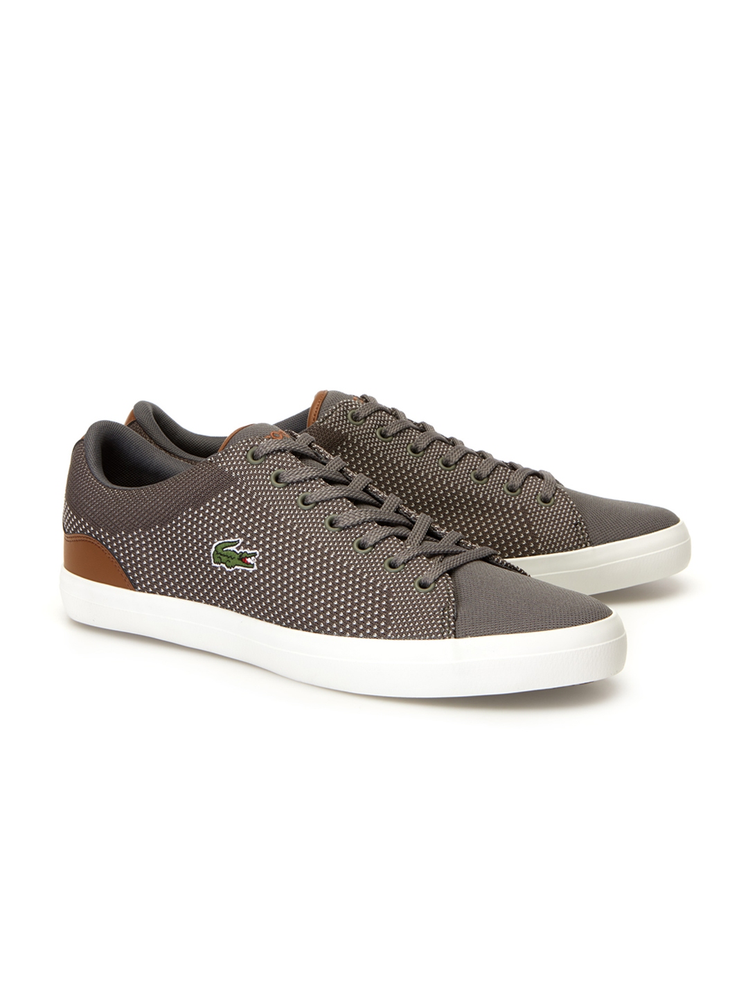 Buy Lacoste Men Grey Sneakers - Casual Shoes for Men 7342589 | Myntra