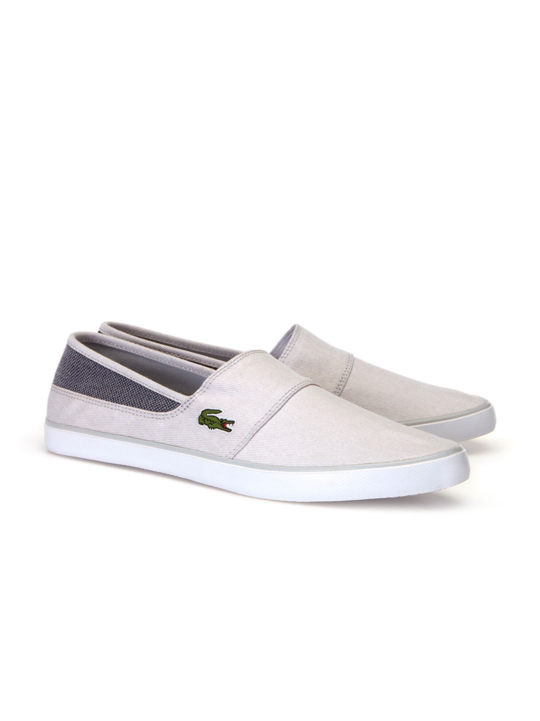 Buy Lacoste Men Grey Slip On Sneakers - Casual Shoes for Men 7342596 ...