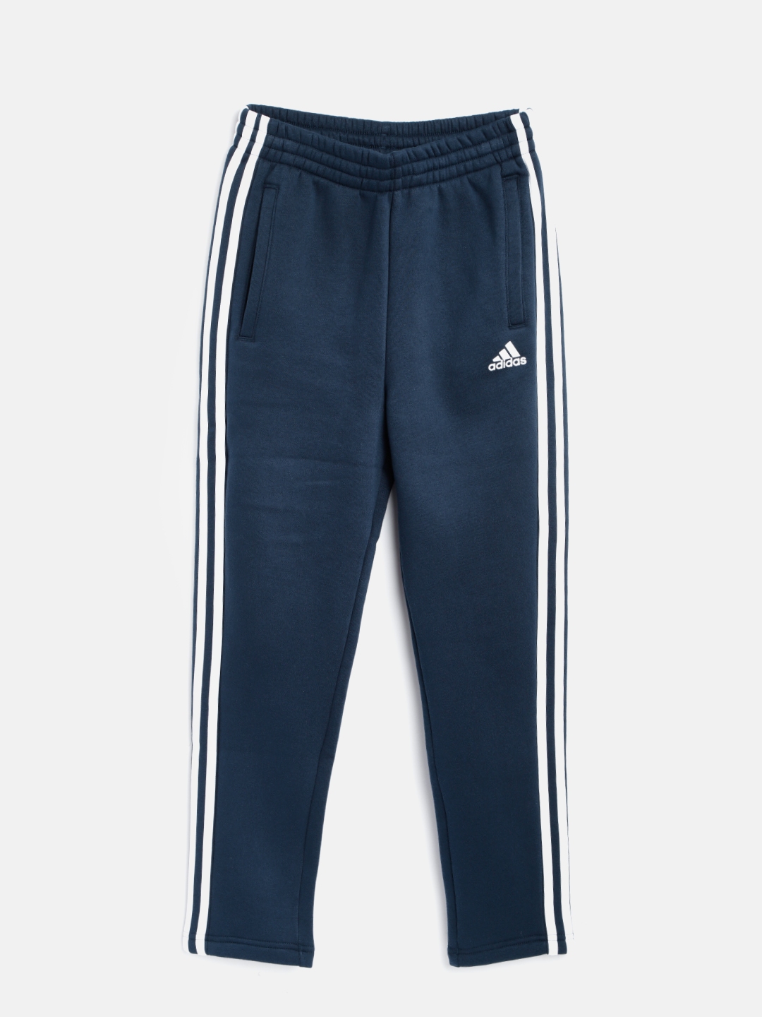 Buy ADIDAS Boys Navy Blue 3S BR Track Pants - Track Pants for Boys ...
