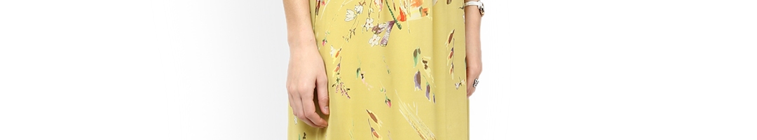 Buy 109F Women Yellow Printed Blouson Dress - Dresses for Women 7345037 ...
