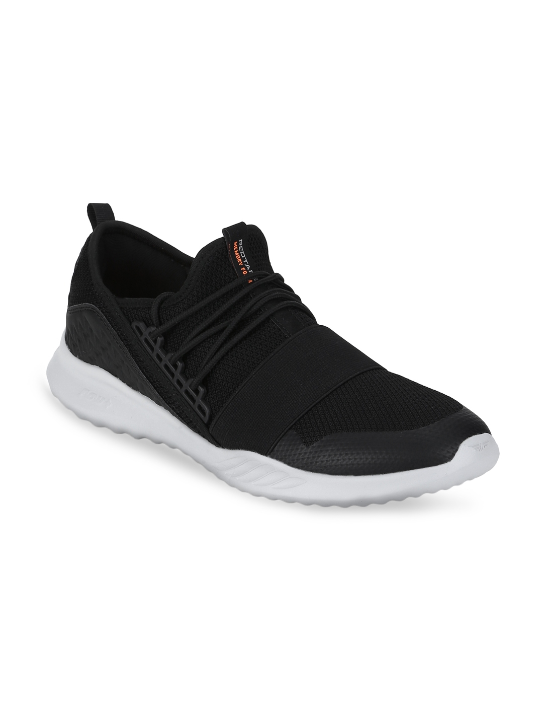 red tape men's black nordic walking shoes