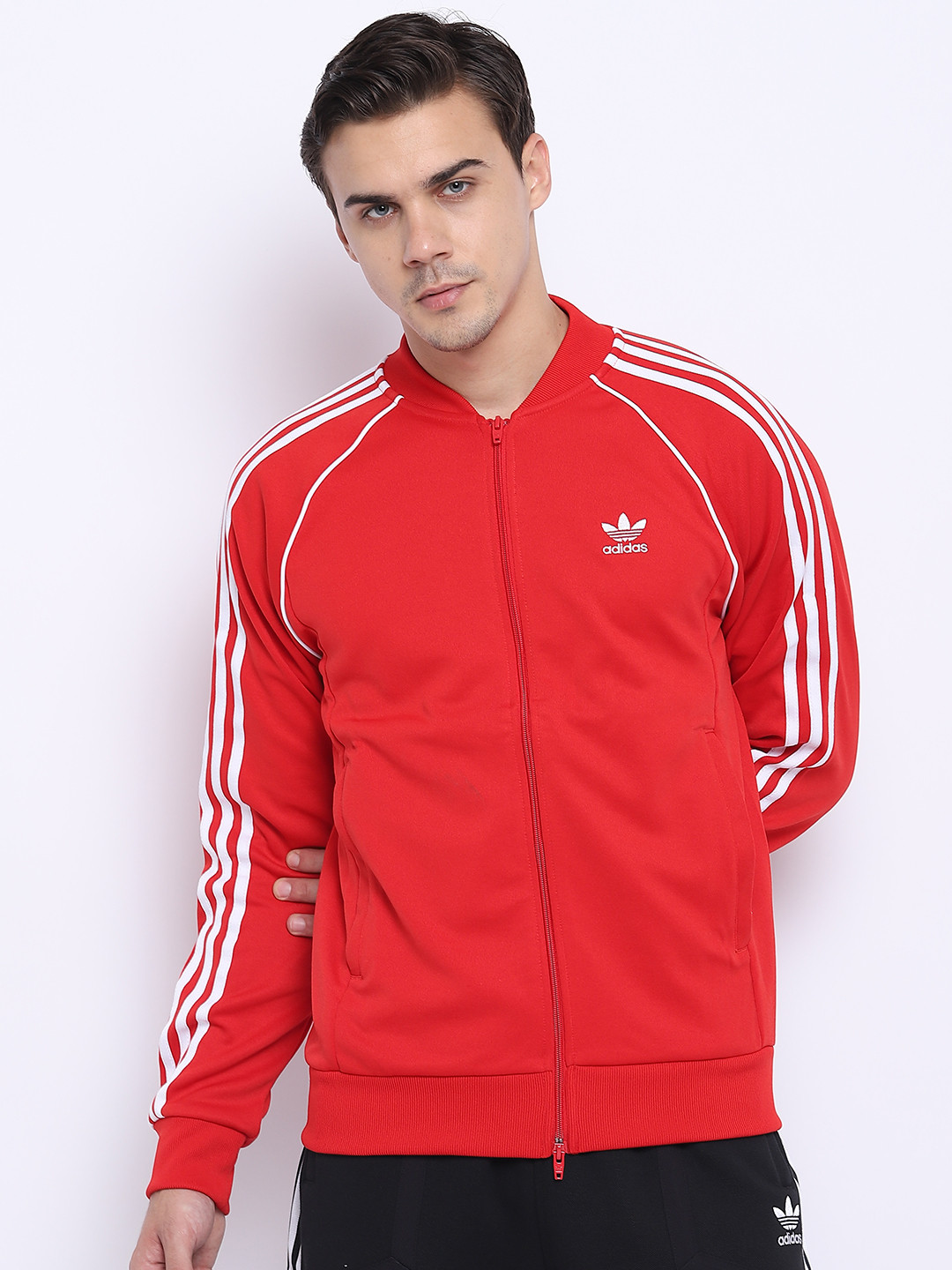 Buy ADIDAS Originals Men Red SST Sporty Jacket Jackets for Men
