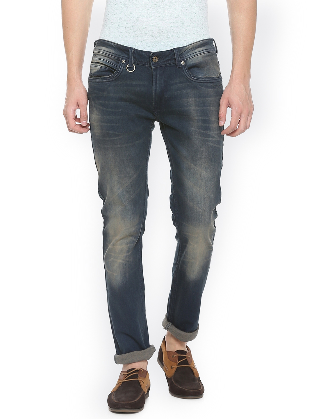peter england black jeans