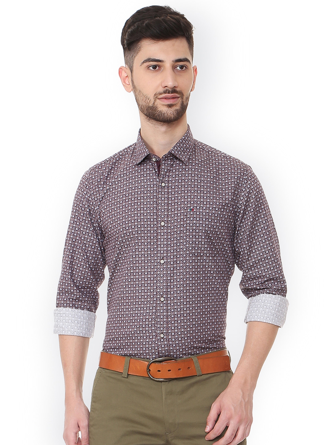 peter england shirts black