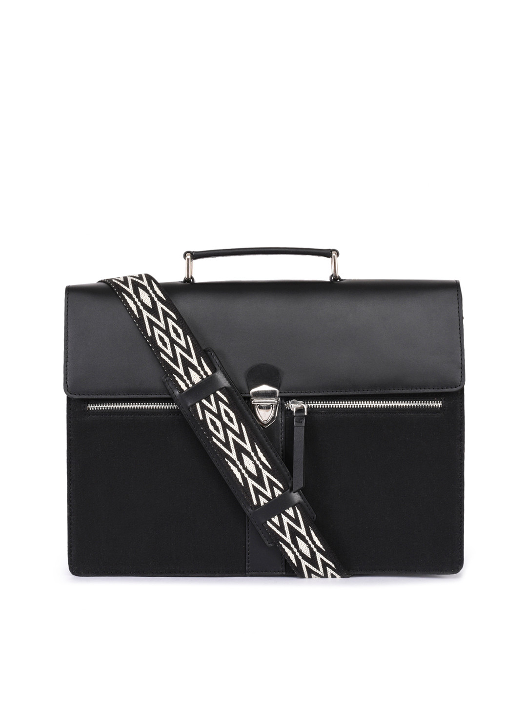 Buy Phive Rivers Men Black Solid Laptop Bag Laptop Bag for Men