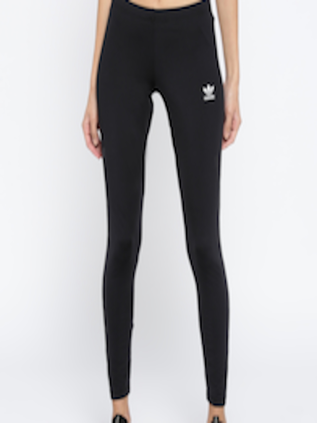 Buy ADIDAS Women Black Solid Tights - Tights for Women 7401277 | Myntra