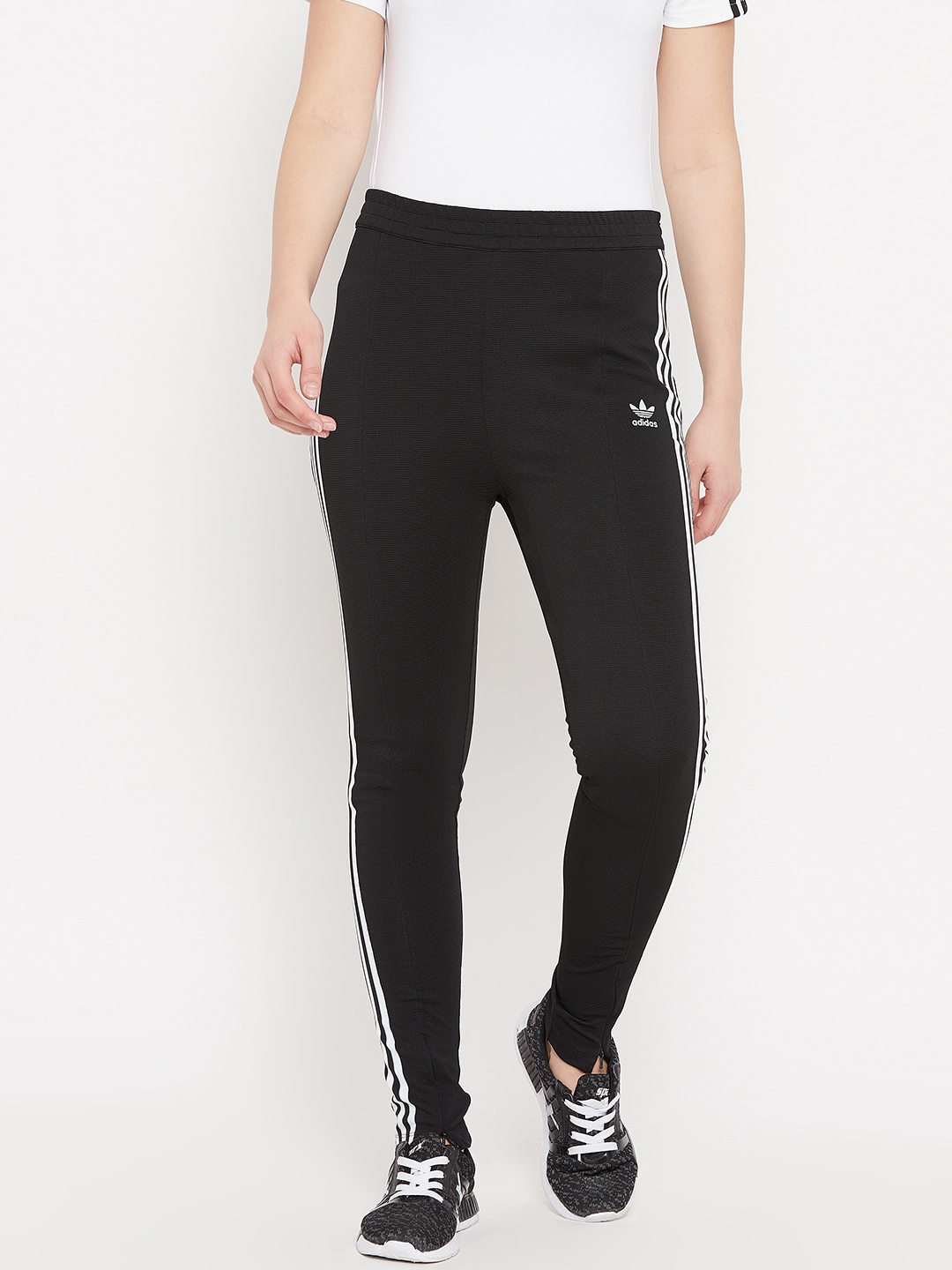 Buy ADIDAS Originals Women Black Solid Track Pants - Track Pants for ...