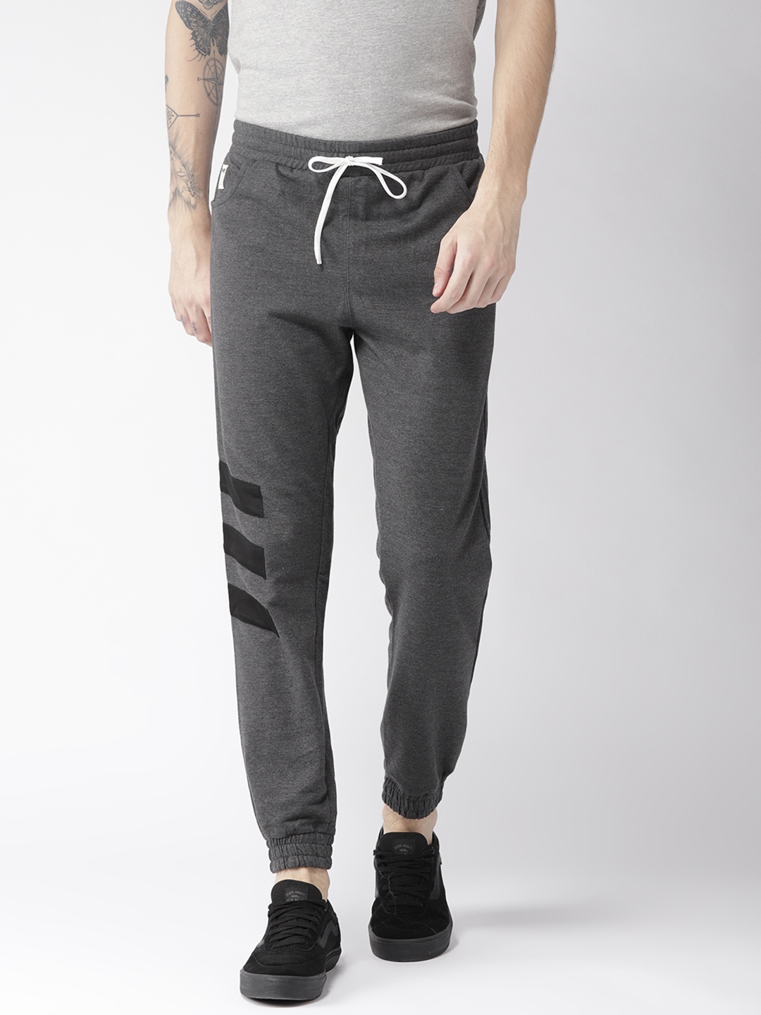 grey charcoal joggers